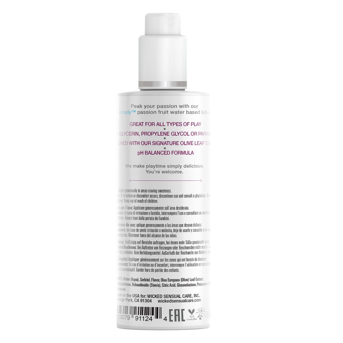 Gleitmittel Wicked Sensual Care Passionsfrucht 120 ml